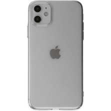 Happycase iPhone 11 Kılıf Pc Sert Şeffaf Kapak - Şeffaf