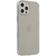 Happycase iPhone 12 Pro Kılıf Pc Sert Şeffaf Kapak - Şeffaf