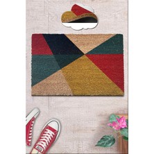 Chilai Home Coco Hue 40x60cm Kıl Paspas,dekoratif Çok Amaçlı Iç Ve Dış Kapı Paspası