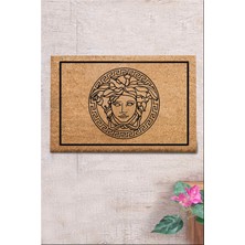 Chilai Home Coco Leqepha 40X60 cm Doğal Koko Kıl Paspas,hindistan Naturel Kapı Önü Paspası