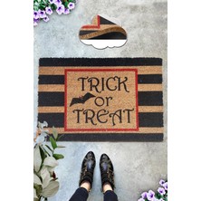Chilai Home Coco Trick Or Treat 40X60CM Kıl Paspas,dekoratif Çok Amaçlı Iç ve Dış Kapı Paspası