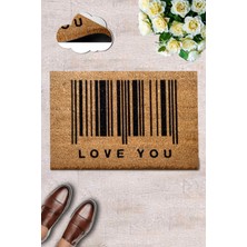 Chilai Home Coco  Love Barcode Doğal Koko Paspas,kıl Kapı Önü Paspası