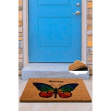Chilai Home Coco Morpho Doğal Koko Paspas,kıl Kapı Önü Paspası