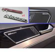 Vagparts Dynaudio Logo (10 Adet, Metal) Dynaudıo Hoparlör Logo Amblem
