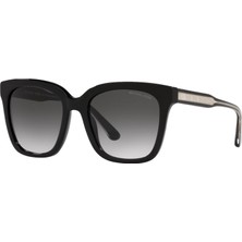 Michael Kors  2163 30058G 52 San Marıno Kadın Siyah Köşeli Çerçeve Güneş Gözlüğü