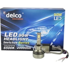 Delco Invictus  H1 LED Xenon Far Ampulü 20000 Lümen 6500K