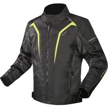 LS2 Sepang Siyah - Gri - Neon Sarı Su Geçirmez Mont L Beden Polyester Malzeme ile 4 Mevsim Kullanım