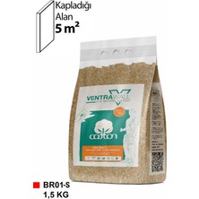 Ventrawall - Isı Ve Ses Yalıtımlı Sürülen Duvar Kağıdı | Kendinden Yapışkanlı | Kahverengi |BR01 - 1,5 Kg| 5m²