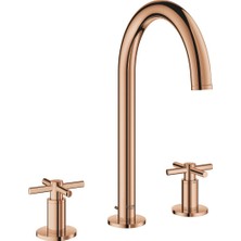 Grohe Atrio 3 Delikli Lavabo Bataryası 1/2" M Boyut - 20008DA3