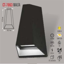 Cata Ct 7063 Dış Mekan Modern Led Armatür