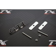 DK Tuning Volkswagen Gti Logo Ön Panjur Vidalı 3D Krom Metal Logo Amblem