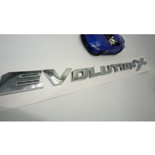 DK Tuning Mitsubishi Lancer Evolation x 3m 3D Bagaj Yazı Logo Amblem