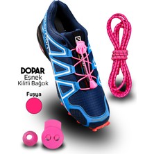 Dopar Elastik Akıllı Kilitli Esnek Ayakkabı Bağcığı 100CM 1 Çift