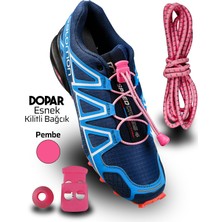 Dopar Elastik Akıllı Kilitli Esnek Ayakkabı Bağcığı 100CM 1 Çift