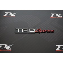 DK Tuning Trd Sportivo Bagaj 3m 3D Krom Metal Logo Amblem 2020 Style