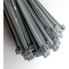 Zana Auto 3.6 x 370 Kablo Bağı Plastik Cırt Kelepçe Gri 1000 Adet (10 Paket)