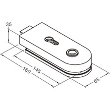 Thoor THR-1100-MBAL Thoor Round Cam Kapı Kilidi