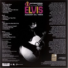 Sony Music Elvis Presley - Live At The International Hotel,  Las Vegas, Nv August 26, 1969 (2 Plak)