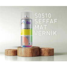 İba Şeffaf Mat Vernik Sprey Boya