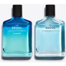 ZARA SEOUL EDT 100ML + ZARA SEOUL  SUMMER EDT 100 ML X 2 ERKEK PARFÜM