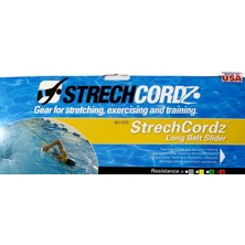 Strech Cordz Strechcordz Yüzme Antrenman Çekme (Direnç) Lastiği+Kemer (Kırmızı)