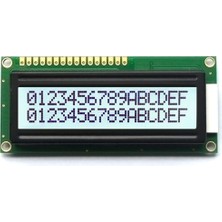 Elektromall 1602 LCD Aydınlatmalı Beyaz Ekran