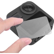 Knmaster Gopro Max 360 Action Uyumlu Temperli Cam Ekran Koruyucu ve Lens Koruma Kapağı Seti
