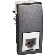 Schneider Mgu3.490.12 Top Grafit Rj11- 4 Kontaklı 1 Modül