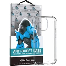 Atouchbo Apple iPhone 13 Pro Max Anti-Burst Case Premium Darbe Emici Şeffaf Telefon Kılıfı