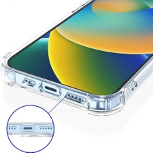 Atouchbo Apple iPhone 13 Pro Max Anti-Burst Case Premium Darbe Emici Şeffaf Telefon Kılıfı