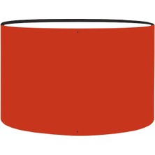 Art&Gift Lambader Yedek Başlık Düz Kırmızı Pvc Malzeme Eko