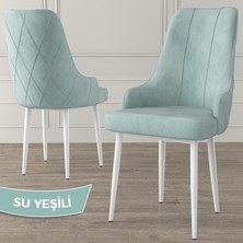 Canisa Concept Trex Serisi,  1.sınıf Babyface Kumaş Sandalye, Beyaz Metal Ayak