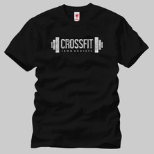 Built By Crazy Crossfit Logo Tişört