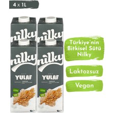 Nilky Yulaf Sütü Bitkisel Bazlı Laktosuz Vegan 4x1 lt