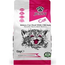 Jessy Kitten Tavuklu Yavru Kedi Maması 15 kg
