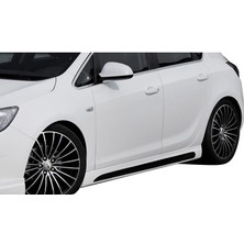 Opel Astra J Hb 2011 - 2015 Custom Yan Marşpiyel Seti (Plastik)