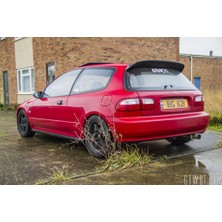 Honda Civic 1992 - 1995 Spoon Spoiler (Fiber) Yeni