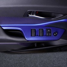 Toyota C-Hr 2016-2019 Kapı Kolçak Kaplama Mavi (Advance Model)