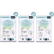 Sleepy Bio Natural Premium Plus Hijyenik Ped 124 Adet Ped Mega Fırsat Paketi