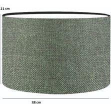 Art&Gift Pratik Yedek Lambader Başlığı Haki Yeşil Kumaş
