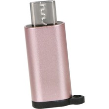 Gazechimp Mikro USB Dönüştürücü Konektör - Pembe (Yurt Dışından)