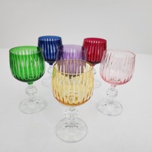 Bohemia Leonarte Casa Menşeli Bohemia Lime 150ML Kristal 6 Parça Bardak Takımı