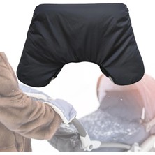 Kayaya Bebek Arabası Sıcak Eldivenler Rüzgar Geçirmez Puset Polar El Kapağı Çok Işlevli (Yurt Dışından)