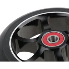 Remiel 2 Adet 110MM Kaykay Scooter Tekerlekleri Standart Abec-9 Rulmanları. Siyah  (Yurt Dışından)