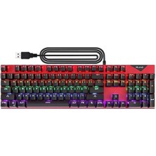 Yesper USB Oyun Rgb Mekanik Klavye 104 Anahtar Gökkuşağı Aydınlatma (Yurt Dışından)