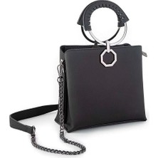 Nas Bag Vera Çanta Nas Bag Zincirli nubuk Kadın Çantası