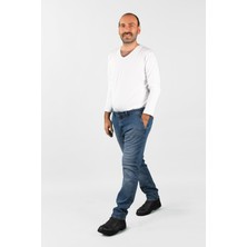 Balins Erkek Büyük Beden Fleto Cep Kot Pantolon 3JA/5889