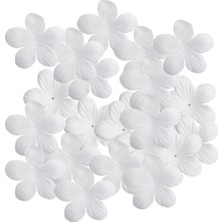 200X Dıy Meapear Düğün Dekorasyonu Için Yapay Ipek Çiçek Yaprakları 4cm(Yurt Dışından)