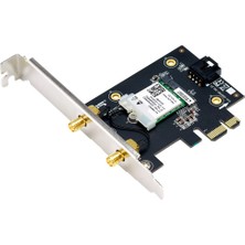 Asus PCE-AXE5400 WIFI6E Tri-Band-Kablosuz Pcıe Adaptör+Bluetooth