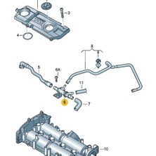 After Skoda Octavia A6 2009-2012 1.4tsi Caxa Caxc Motor Çek Valfi 03C103175G